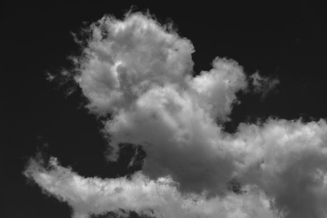 Face in the clouds